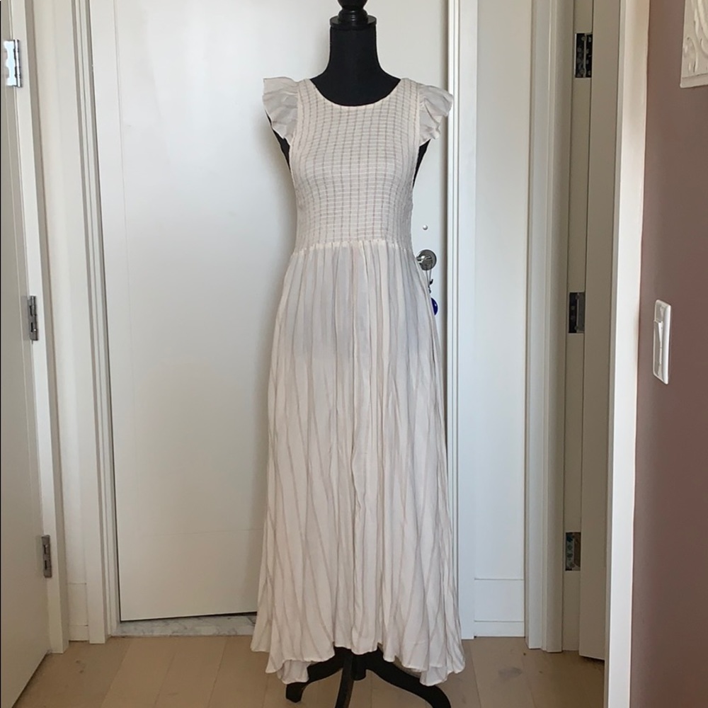 NWT Free People Sleeveless Flutter Maxi Dress